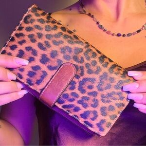 Leopard Print Women's Clutch Wallet